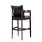 Manhattan Comfort Ritz Barstool in Black and Dark Walnut BS013-BK - alternate 6